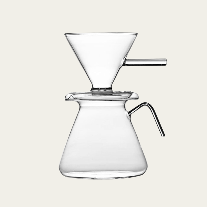 Heat-resistant Glass Coffee Pot with Filter Cup